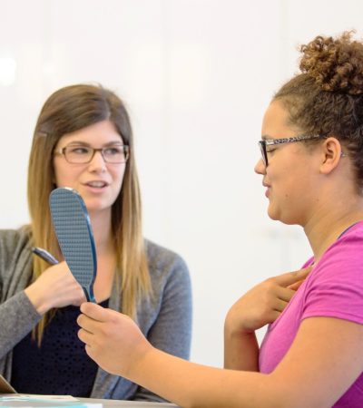 speech pathologist voice coaching